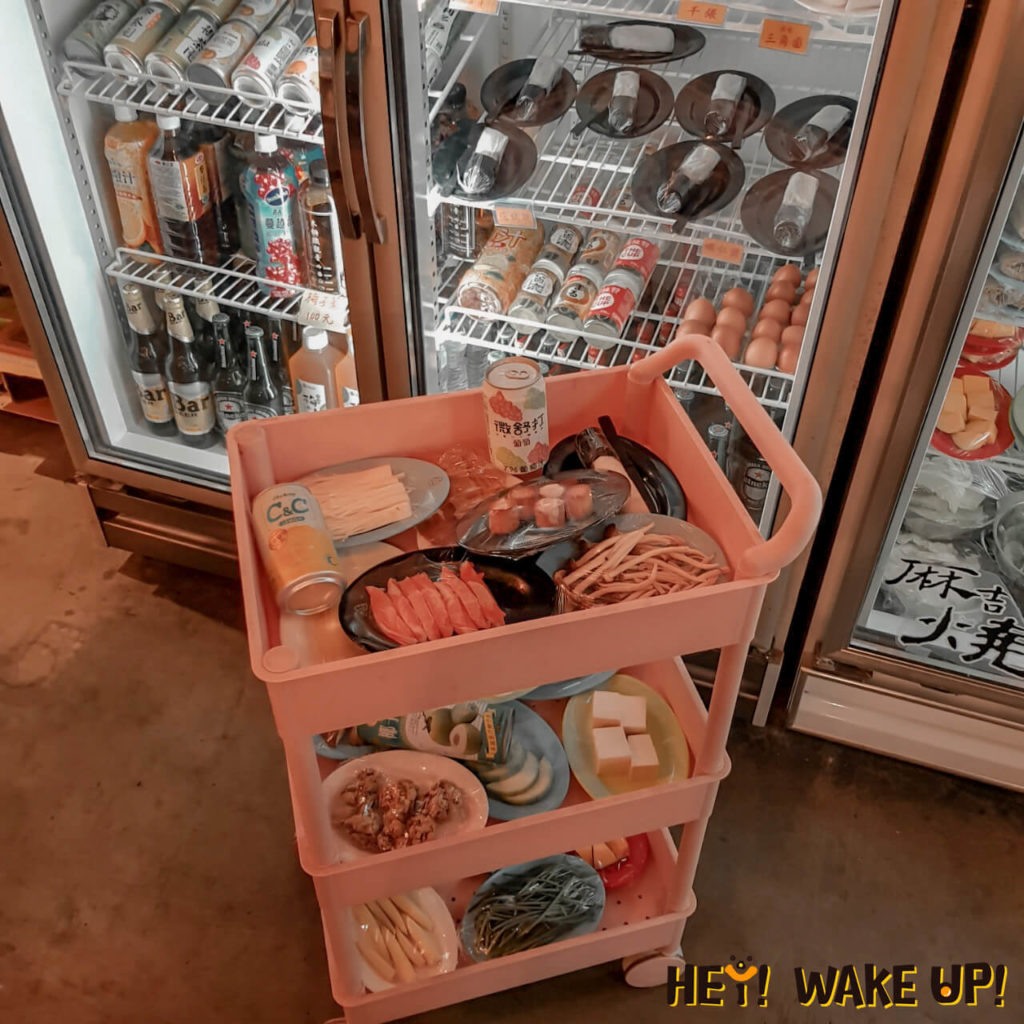 自助冰箱選料區