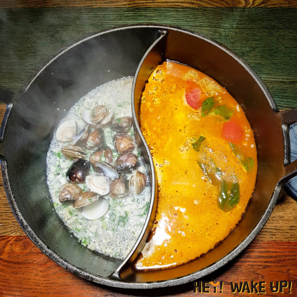 蒜香蛤蠣生氣鍋/普羅旺斯番茄鍋