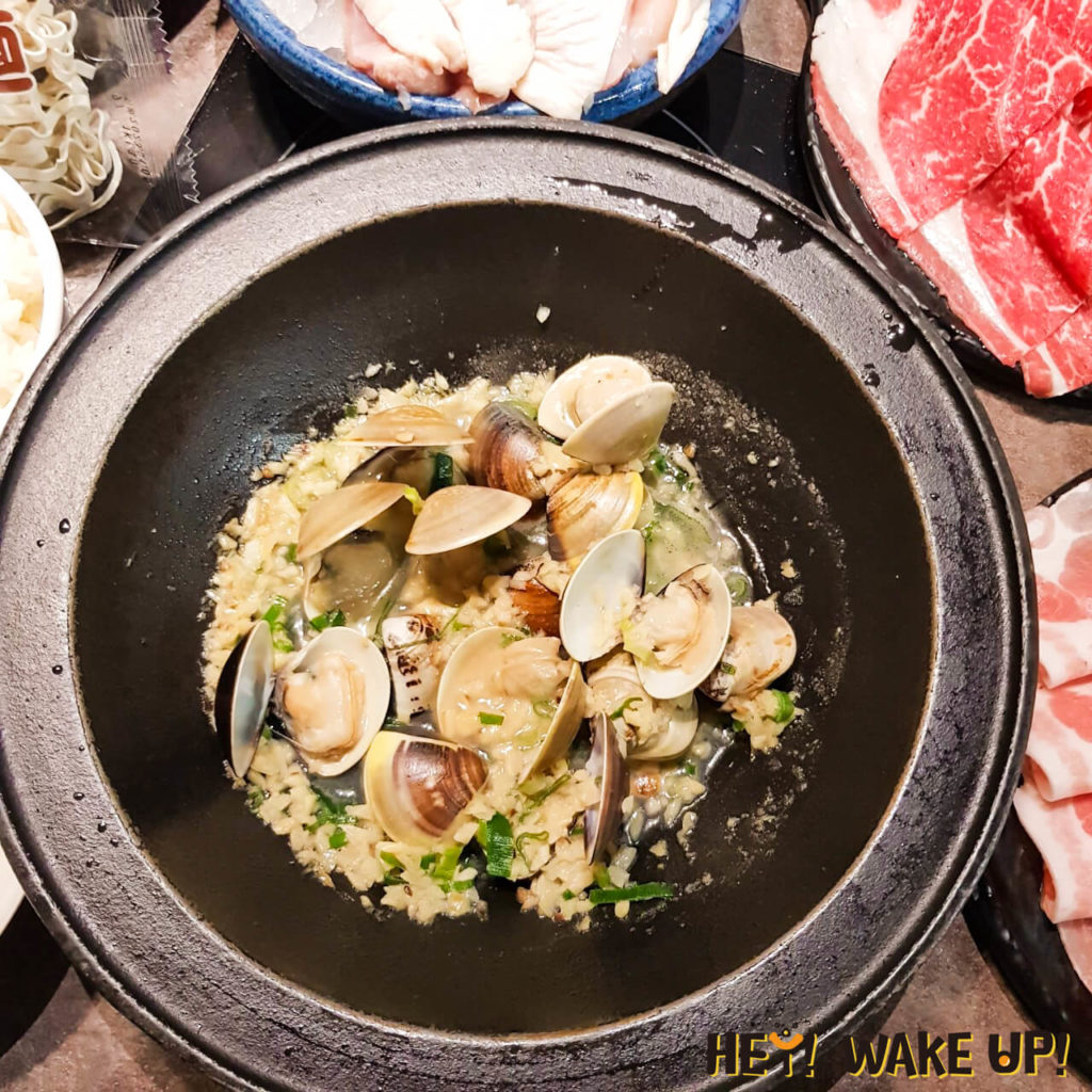 蒜香蛤蜊生氣鍋