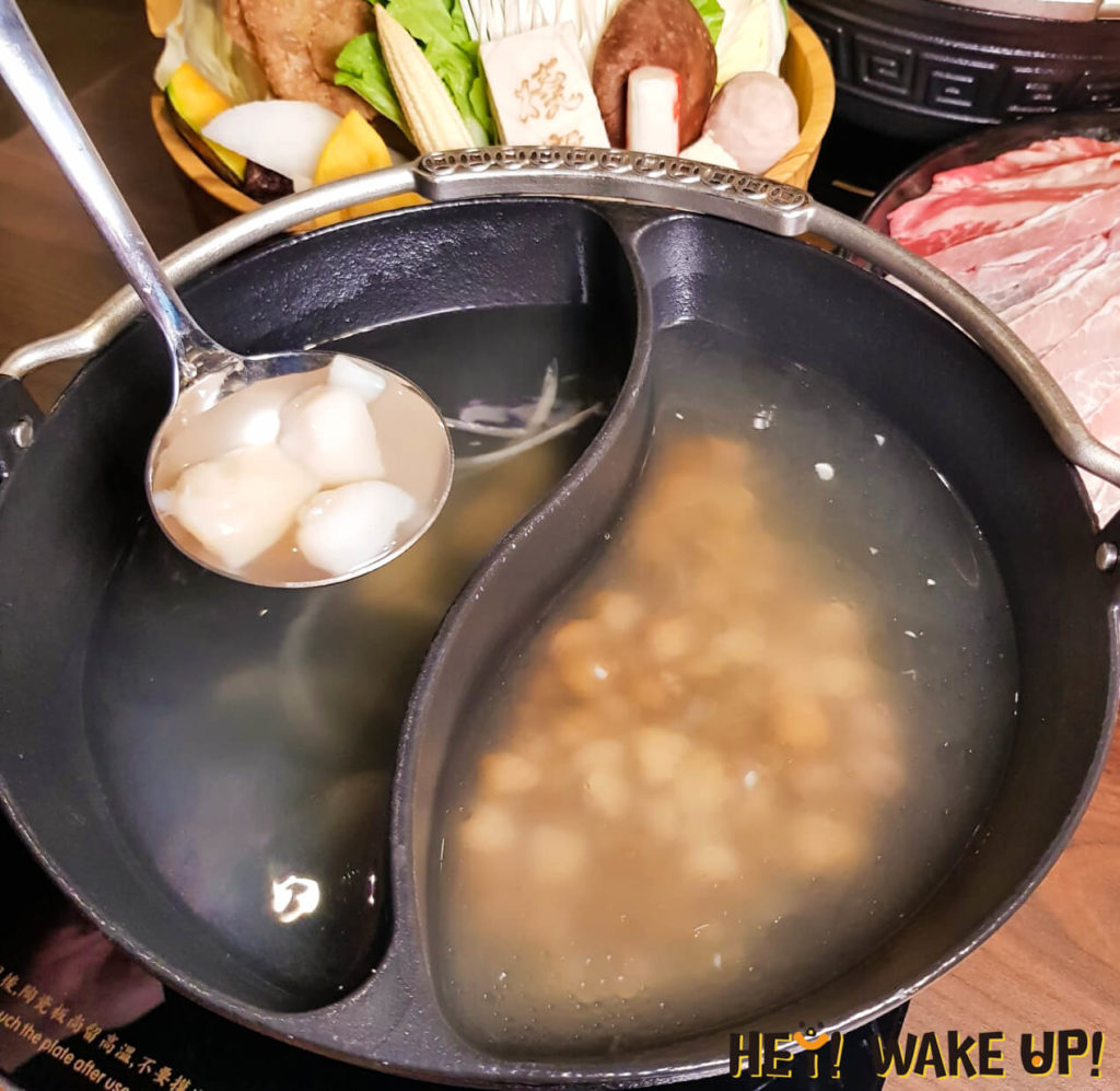 鮮甜小干貝鍋+39元/河鮮天然蜆鍋+39元