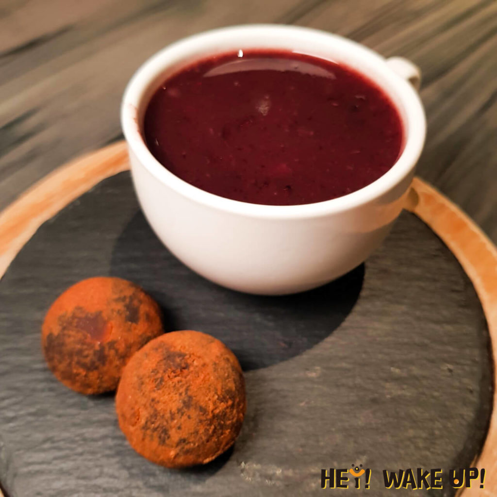 甜點:紅豆紫米粥