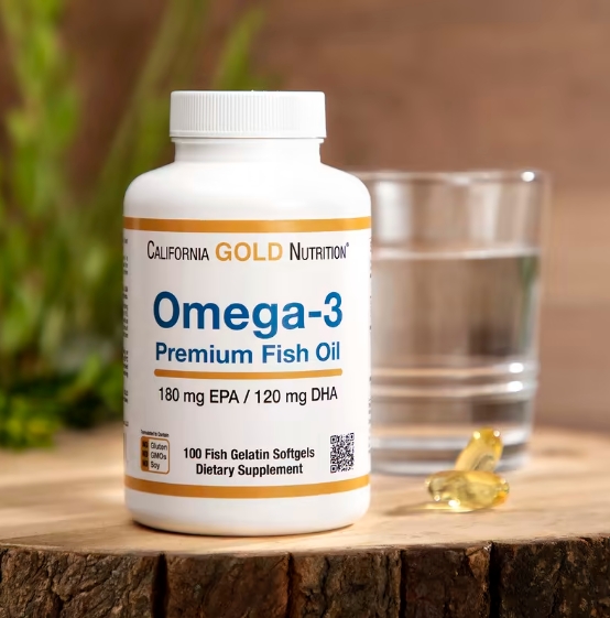 iHerb 折扣碼-魚油推薦:California Gold Nutrition, Omega-3 優質魚油